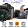 debous A7CII Screen Protector for Sony Alpha A7C II A7CII Camera Clear Tempered Glass Hard Protective Shield Film Cover (3+2pack)