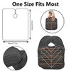 Hair Capes Professional for Dyeing hair Hairdressing Waterproof Oilproof Cutting Hair Beard Hairdressing Salon Barber Cape Anti-static Haircut(Black)