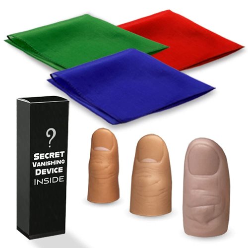Magic Tricks Vanishing Kit with Silks & Secrets