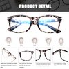 Hycredi Kids Blue Light Blocking Glasses，Anti Eyestrain & UV Protection, Computer Gaming TV Phone Glasses for Boys Girls (Leopard)