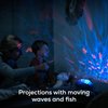 Bobbi The Whale Ceiling Night Light Projector for Babies and Kids, Sleep Soother with Adjustable Volume Lullabies, White Noises, 3 Night Light Intensities