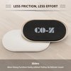 CO-Z Large Furniture Sliders - 4 Pack, 6" x 9 1/2" Oval Reusable Furniture Sliders for Carpet, Heavy-Duty Furniture Gliders Movers for Hardwood Floors, Plastic Moving Pads for Heavy Furniture
