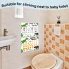 Dinosaur Potty Trainning Sticker Chart for Toddlers Boys Girls, 20 Potty Training Chart with 432 Stickers & 1 Routine Card - B09