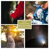 Claymore Capon 120H (Tan) - Rechargeable Cap Light with Motion Sensor, Double Bean Light Further Distance & Wide Area Coverage. 3 Lighting Modes, 500 Lumens, Dust and Waterproof for Camping.