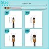 MAGIC ARMOR Acrylic Nail Brush Set, 4pcs Acrylic Nail Brush for Nails Size 6/8/12/16 Kolinsky Nail Art Brush for Acrylic Powder Application,Acrylic Nail Extension, 3D Nail Carving Nail Brush set