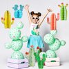 6PCS Cactus Table Centerpiece Decorations, Cactus Honeycomb Party Decorations, Summer Mexican Themed Party Decorations, Baby Shower Centerpiece Decorations&Birthday Party Decor (6-Pack)