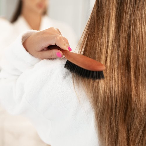 Since 1869 Hand Made in Germany - 100% Boar Bristle Hair Brush, Suitable For Thin To Normal Hair - Naturally Conditions Hair, Improves Texture, Exfoliates, Soothes and Stimulates the Scalp