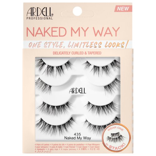 Ardell Naked My Way - 435 False Eyelashes, 4 Pairs, 1-pack
