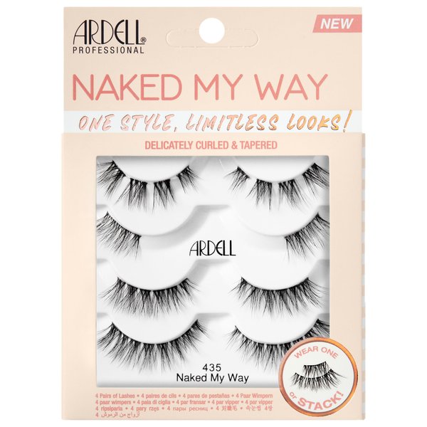 Ardell Naked My Way - 435 False Eyelashes, 4 Pairs, 1-pack