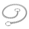 Mogoko Stainless Steel Dog Choke Chain Collar, Puppy Metal P Chain Slip Collar Pet Training Walking Choker(2.0mm;14.0 Inch)