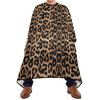 ALAZA Cheeteh Leopard Print Animal Waterproof Barber Cape for Men Women Beard Shaving Bib Apron Professional Hair Cutting Cloth, 65 x 55 inch