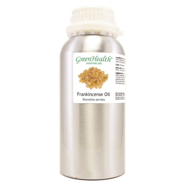 16 fl oz - Frankincense Essential Oil (100% Pure & Uncut), Aluminum Bottle - GreenHealth