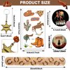 108 Pcs Western Cowboy Party Favors Include 12 Pcs Western Slap Bracelets 12 Cowboy Keychain 12 Temporary Tattoos 12 Button Pins 60 Pcs Western Stickers for Western Cowboy Birthday Party Supplies