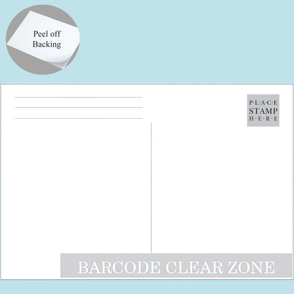 Photographer's Edge, Do-it-yourself Photo Postcards, Self Adhesive, Pack of 50, 4" X 6"