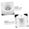 Yardenfun Water Dispenser Top Cover universal water cooler seat replacement smart seat water cooler part sink accessories glacier bay water dispenser cooler stand water dispenser guard white