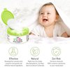 Baby Body Powder with Puff - Natural Cornstarch Baby Powder Talc-Free with Zinc Oxide, Aloe and Vitamin E for Soft Soothing Protected Skin - Gentle Absorption - Newborn Essentials - 140g/4.938oz