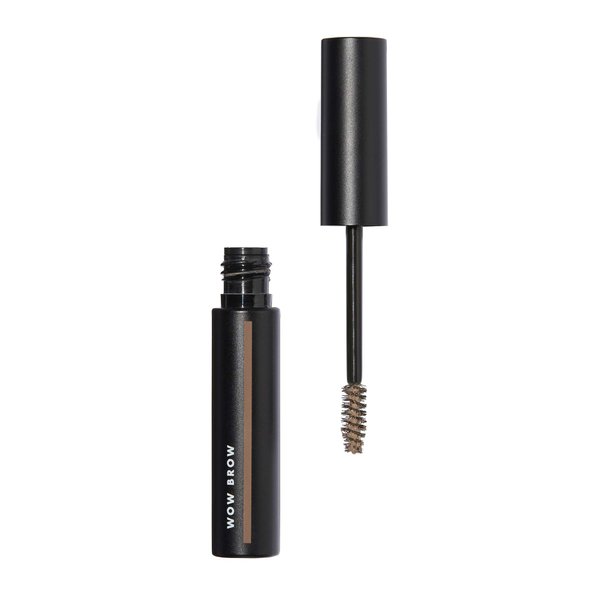 e.l.f., Wow Brow Gel, Volumizing, Buildable, Wax-Gel Hybrid, Creates Full, Voluminous-Looking Brows, Locks Brow Hairs In Place, Taupe, Fiber-Infused, 0.12 Oz