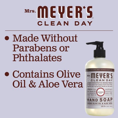 Mrs. Meyer's Liquid Hand Soap (Variety Pack) (Lavender + Lemon Verbena)