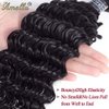 Amella Hair 8A Grade Uprocessed Brazilian Deep Wave 100% virgin hair 3 Bundles Remy Human Hair Extensions Natural Color (14'' 16'' 18'')