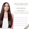 Lacer Hair 14 Inch Tape in Hair Extensions Blonde Highlights #6 Medium Brown Highlighted #60A Platinum Blonde 20pcs 50g Double Sided Tape in Extensions Invisible Human Hair