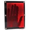 PowerTRC 3D Pin Art Sculpture - Pin Impression Toy - Pin Impression Hand Mold - Great Toy for Kids (6" x 8" Red)
