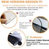 Premium 63'' Cable Management Sleeve, Best Cords Organizer for TV On Wall, Desk, Computer, Office, Home - DIY Adjustable Reversible Black and White Neoprene Cord Hider Wire Cover Concealer Wrap