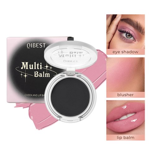 Jolilab Blush Makeup Color Changing Blush Palette Cream Blush Powder Palette Long-Lasting Hydrating Pigment High Impact Buildable Color Smooth Finish for Eyes, Lips & Cheeks(2, pink, 1)