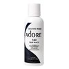 Adore Semi Permanent Hair Color - Vegan and Cruelty-Free Hair Dye - 4 Fl Oz - 130 Blue Black (Pack of 2)