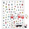 Cartoon Animal Nail Art Stickers, Unicorn Flamingo Insect Leopard Tiger Cat Dinosaur Nail Art Decals 3D Self-Adhesive Sticker Design for Women Girls Manicure Decoration DIY Nail Decal (6 Sheets)
