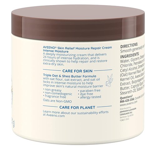 Skin Relief Intense Moisture Repair Cream, 2 Pack (11 oz)