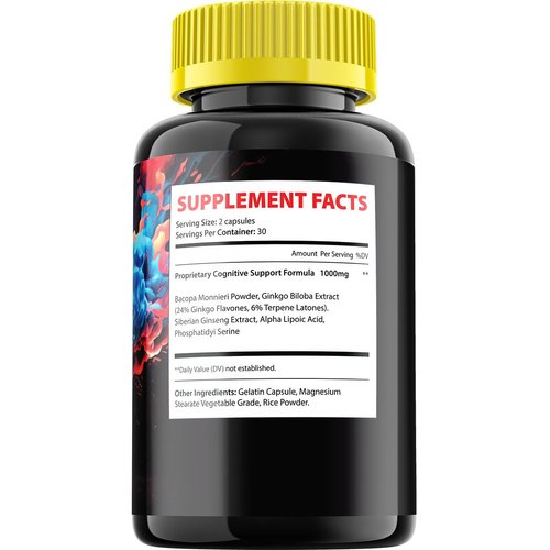 Vitamoon IQ Blast Supplement Capsules – IQBlast Nootropics Pills, IQBlast Clarity Focus and Reviews, 300 Capsules