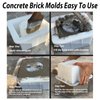 MWYZGMOLD Concrete Hollow Brick Mold,Concrete Wall Block Molds,Easy Demolding Concrete Molds,Lightweight Reusable Cement Block Molding Tool for Construction,Landscaping and Road Projects(brick2085)