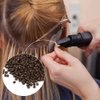 Italian Keratin Glue Hair Adhesive Beads for Hot Fusion Nail/I Tip Hair Extensions 80g- Brown