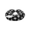 Premium Quality 2 Pack Nursing Pillow Covers by Mila Millie - Nordic Swiss Black & White Unisex Design Slipcovers - 100% Cotton Hypoallergenic (Black & White)