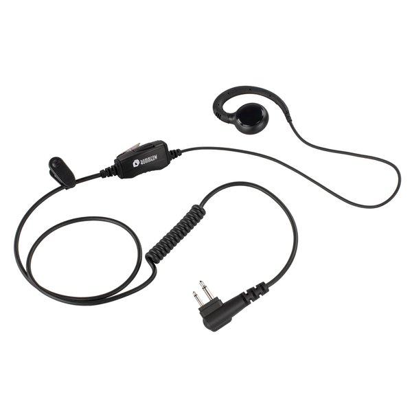 Bommeow BSE12-M1 C-Shape Swivel Style Earpiece Headset Compatible with Motorola CP200D CP100D R2 DEP450 BPR40D CP200 CP185 BPR40 CLS1410 CLS1110 DTR700 DTR650 RDU4100 RDU4160D RMU2040 RMU2080D CLS