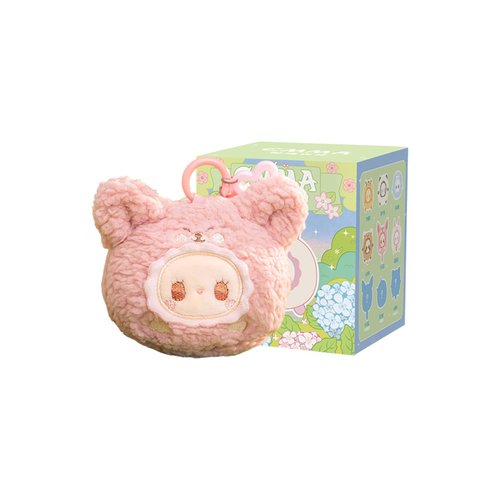 CALEMBOU Plush Blind Box Figures, Cute Emma Blind Box RUA RUA Zoo Series, 4 Inches Bag Charms Plush Keychain for Backpack, Mystery Box Toys Birthday Gifts for Girls(1PC)