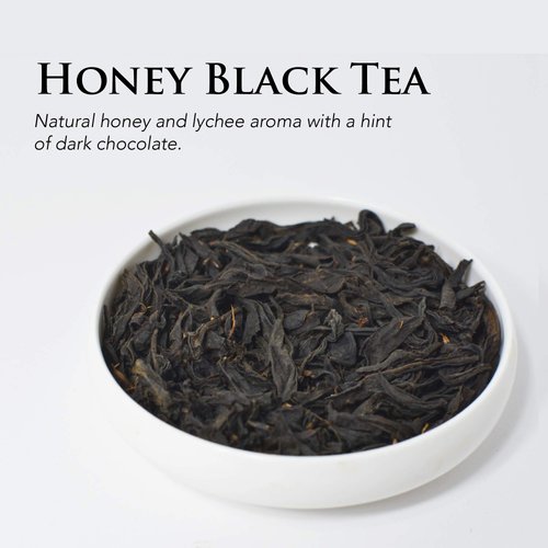 Honey Black Tea - 2022 Fresh Harvest - No Sweetener - No Added Flavors - Loose Leaf Black Tea from Taiwan - Tea Gift, Hot, Iced, Milk Tea, Kombucha - By Oolong Tea Collective (2oz)