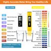 CANNABMALL PH Meter, TDS PPM Meter and 3 in 1 Soil Moisture Meter Combo, High Accuracy Lab PH/EC Tester Digital Kit [Upgraded] for Home Water, Hydroponics, Plants Garden Soil and Aquarium PH Pen