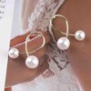 Sttiafay Vintage Pearl Drop Earrings Gold Pearl Stud Earrings Boho Tiny Pearl Earrings Pearl Wedding Earrings Jewelry for Women and Girls Gifts