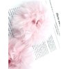 Faux Fur Hair Scrunchies, Pom Pom Hair Tie Furry Hair Bands with Faux Rabbit Fur Fluffy Elastic Hair Bobbles Ponytail Holders Girls Women Hair Accessories (pink)