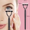 2Pcs Eyelash Separator, Eyelash Comb Lash Brush Separator, Lash Comb Eyelashes Curler Makeup Mascara Applicator, Eye Makeup Brush Tools, Metal Teeth Eyelashes Grooming Tool