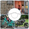 Mabor 5Pcs Stainless Steel Safety Cable Lock Wire with Loops, Security Cable Lock for Luggage Travel, 12 inch Long, 2mm Thickness