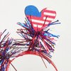 4 Pcs 4th Of July Patriotic Headband Uncle Sam Top Hat American Flag Star Head Boppers Headpiece Women Independence Day Hair Hoops Bands Hairband Striped Cute Festival Cosplay Dress Up Party Supplies