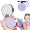 Chillab Lavender Matte Powder,Chillab Lavender Matte Oil Control Face Pressed Powder,Fine Powder,Flawless Matte Finish,Long-Lasting Oil Control,Light and Waterproof,Creating Soft Makeup(1PCS)