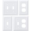 Franklin Brass W35241-PW-C Classic Architecture Single Switch Wall Plate, White