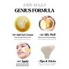 LINDSAY Luxury Magic Modeling Cup Pack | Organic Gel Face Mask Skincare | Hydrating & Deep Pore Cleansing Mask | Modeling Pack Facial Mask | Korean Skin Care Mask (Charcoal, 5.18 Fl. Oz)