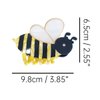 Bee Hair Clips,Cellulose Acetate Hair Clips,Big Claw Clips for Girl,Hair Accessories