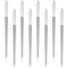 8 Packs Diamond Nail File Stainless Steel Double Sided Nail File Metal File Buffer Fingernails Toenails Manicure Files Manicure Pedicure Tools for Salon and Home, 8 Inches
