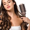 FIXBODY Round Hair Brush with Boar Bristles, Nano Thermal Ceramic, Ionic Tech, Roller Hairbrush for Blow Drying, Curling, Straightening (3 inch, Barrel 1.7 inch)