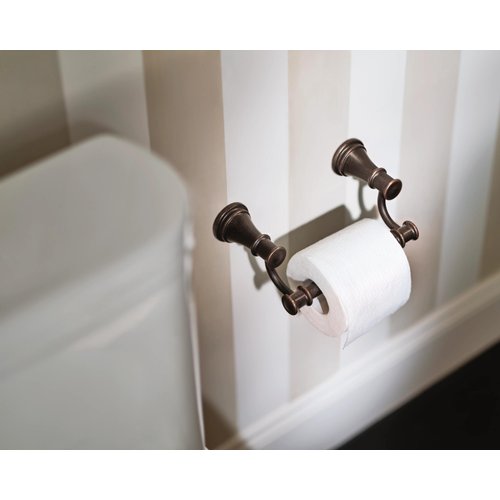 Moen Belfield Oil Rubbed Bronze Pivoting Toilet Paper Holder, YB6408ORB